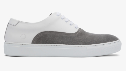 Sunday Two-tone Skater Sneaker In White/grey - Skate Shoe, HD Png Download, Free Download