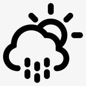 Rainy Day Weather Symbol - Transparent Weather Symbols Png, Png Download, Free Download