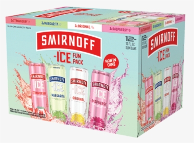 Smirnoff Ice Slim Can Fun Pack - Smirnoff Fun Pack, HD Png Download, Free Download