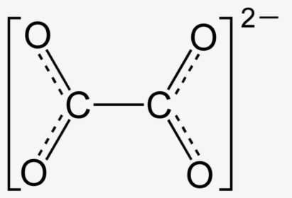 Oxalate Ion 2d Skeletal - Oxalate Ion Reduction Quantum Chemistry, HD Png Download, Free Download