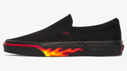 slip on flame wall