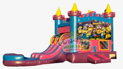 Minions Queens Water Slide Rental - Emoji Water Slide, HD Png Download, Free Download