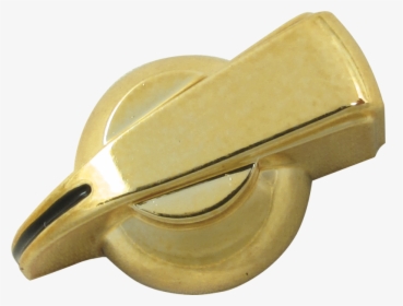 Pictured - Gold - Vintage Knob Brass Potentiometer, HD Png Download, Free Download