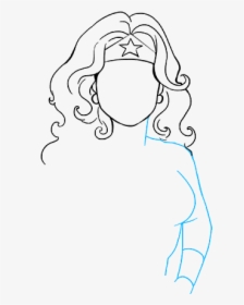 How To Draw Wonder Woman - Sketch, HD Png Download, Free Download