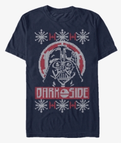 Star Wars Darth Vader Christmas T-shirt Knit Pattern - Christmas Sweater Dark Side, HD Png Download, Free Download