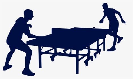 Table Tennis Clipart Black And White, HD Png Download, Free Download