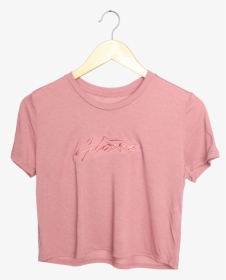 Pink-croptop - Blouse, HD Png Download, Free Download