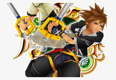 Sora & Roxas Kingdom Hearts Unchained Wiki - Khux Roxas, HD Png Download, Free Download