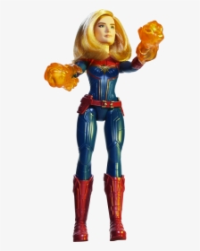 Captain Marvel Hasbro Toy - Captain Marvel Action Dolls, HD Png Download, Free Download