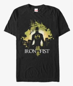 Silhouette Iron Fist T-shirt - T-shirt, HD Png Download, Free Download