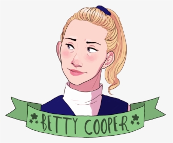 Added Some Quick Riverdale Doodles To My Redbubble - Betty Cooper Clipart, HD Png Download, Free Download