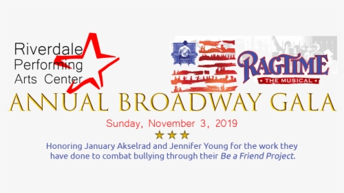 Riverdale Performing Arts Center Broadway Gala - Ragtime The Musical, HD Png Download, Free Download