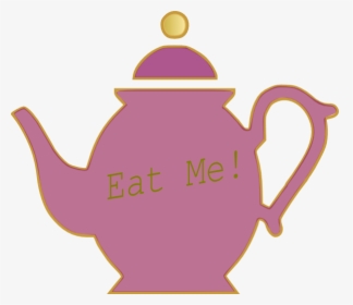 Alice In Wonderland Drink Me Png - Drawing Teapot Alice In Wonderland, Transparent Png, Free Download