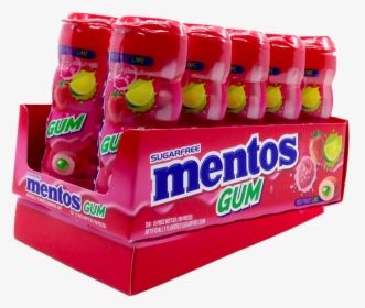 Mentos Gum Sugarfree Red Fruit Lime 10 Pack - Lego, HD Png Download, Free Download