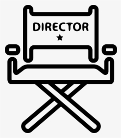 Cinema Director Chair - Film Direction Icon Png, Transparent Png, Free Download