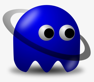 Transparent Pac Man Ghost Png - Blue Ghost Pac Man, Png Download, Free Download