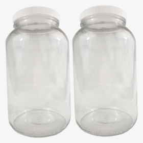 Gallon Glass Jar 2-pack - Glass Bottle, HD Png Download, Free Download