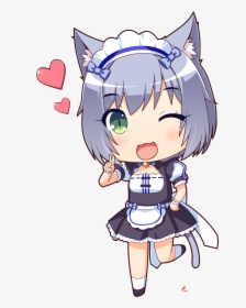 Anime Chibi Maid Outfit, HD Png Download, Free Download