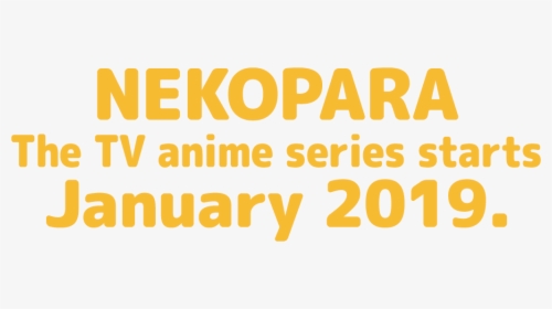 Nekopara The Tv Anime Series Starts Junuary - Poster, HD Png Download, Free Download