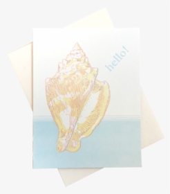 Conch Hello Card - Origami, HD Png Download, Free Download