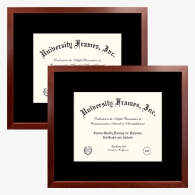 Two 6 X 8 Document Frames Unimprinted Matboard Graduate - University Diploma, HD Png Download, Free Download