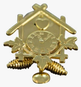 Gold Clock 3d, - Brass, HD Png Download, Free Download