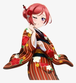 Maki Nishikino Kimono, HD Png Download, Free Download