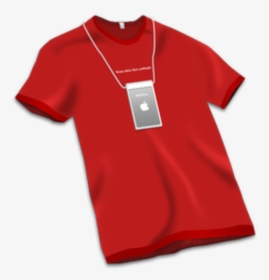 Apple Red Tshirt, HD Png Download, Free Download