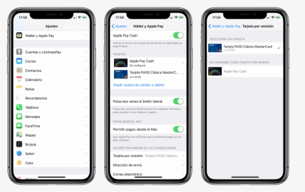 Apple Pay Tarjeta Predeterminada - Iphone Xs Screen On Time Battery, HD Png Download, Free Download