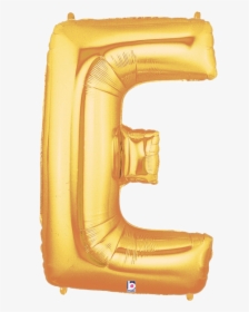 Gold Letter E Foil Balloon Letters - Gold E Balloon Png, Transparent Png, Free Download