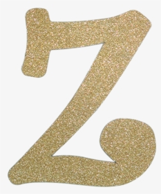 Gold Glitter Letters Png Z, Transparent Png, Free Download