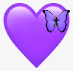 Purple Heart Emoji - Heart, HD Png Download, Free Download