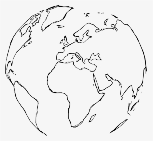 Earth Drawing Doodle 4 - Drawing, HD Png Download, Free Download
