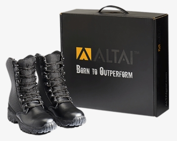 Leather Tactical Boots With Package Altai Gear - Motorcycle Boot, HD Png Download, Free Download