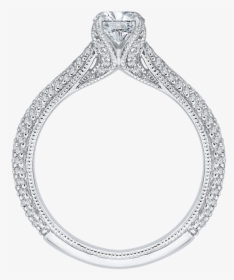 Promezza 14 K White Gold Promezza Engagement Ring - Engagement Ring, HD Png Download, Free Download