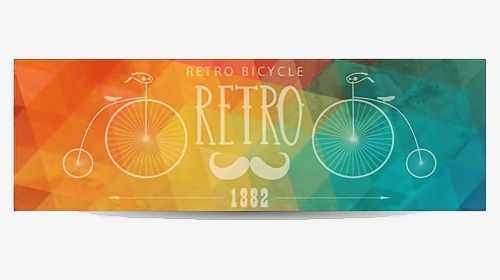 #banner #retro #bicycle #decor #decoration #icon #icons - Graphic Design, HD Png Download, Free Download