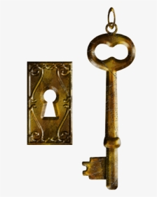Antique Png Old Gold Key, Transparent Png, Free Download