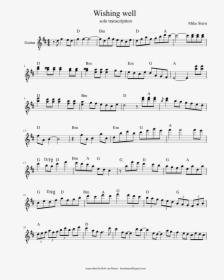 Wishing Well - Mike Stern - Solo - Alice Of Human Sacrifice - Mike Stern Sheet Music, HD Png Download, Free Download