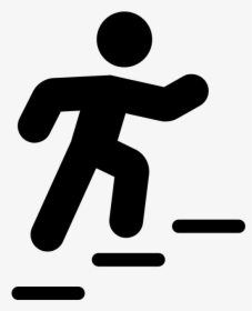 Climbing Stairs Icon - Traffic Sign, HD Png Download, Free Download