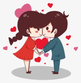 Love Romantic Pic Of Cartoon, HD Png Download, Free Download