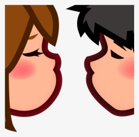 Couple Kiss Emoji , Png Download - Kiss Couple Emoji, Transparent Png, Free Download