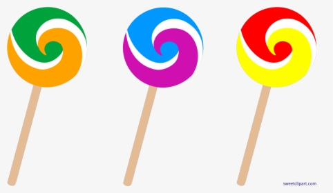 Lollipop Candy Swirl Clipart - Clipart Lollipop Candy, HD Png Download, Free Download