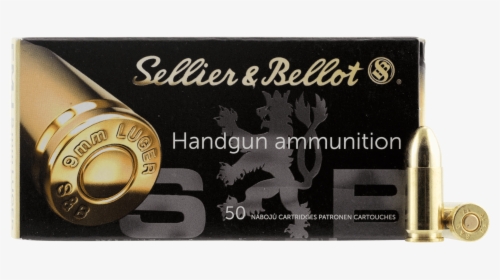 Sellier & Bellot 9mm 115 Grn Fmj, HD Png Download, Free Download