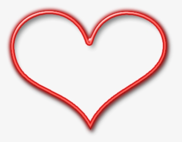 Red Heart Outline - Heart, HD Png Download, Free Download
