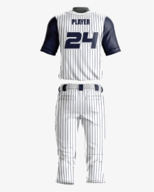Custom Sublimated Baseball Uniform United-back View - Baseball Uniform, HD Png Download, Free Download
