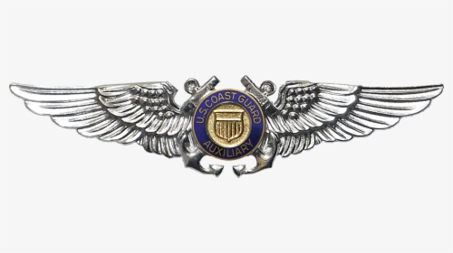Uscg Auxiliary Aviator Badge - Badge, HD Png Download, Free Download