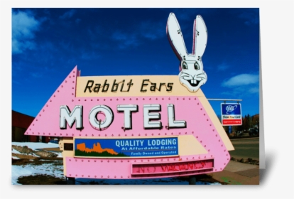 Rabbit Ears Motel Greeting Card - Antelope Jackrabbit, HD Png Download, Free Download