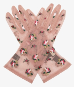 #lace #gloves #delicate #pink #embroidered #girly #cute - Gucci Gloves, HD Png Download, Free Download