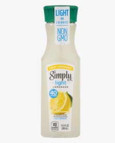 Light Lemonade - Simply Lemonade Transparent Bottle, HD Png Download, Free Download