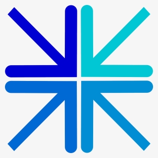 Free Culture Logo Entry Blue Png Clip Arts - Logo Avec Des Fleche, Transparent Png, Free Download